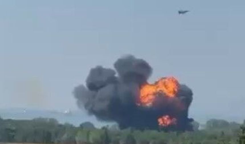 Eskişehir 1. Hava Jet Üssü’ne ait F-16 Yalova’da düştü