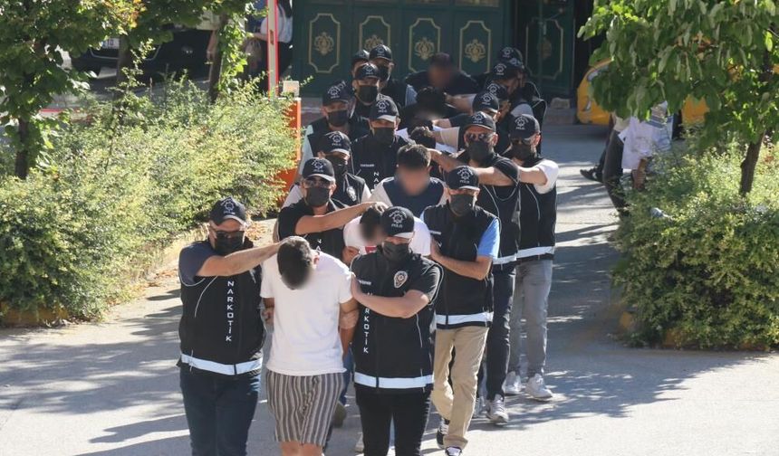Eskişehir’de uyuşturucu operasyonu: 9 şüpheliden 7’si tutuklandı