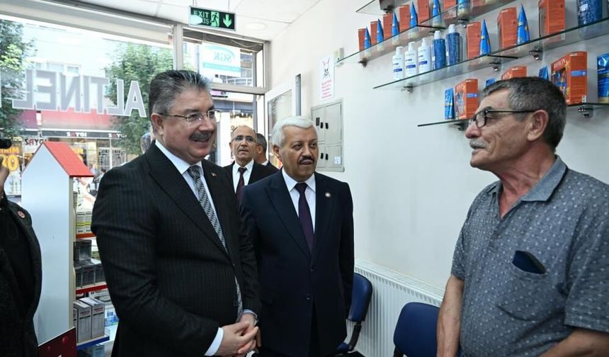 Vali Yılmaz'dan esnaf ziyareti