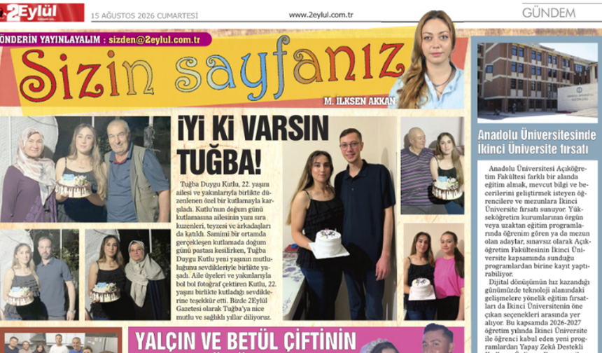 Sizin Sayfanız