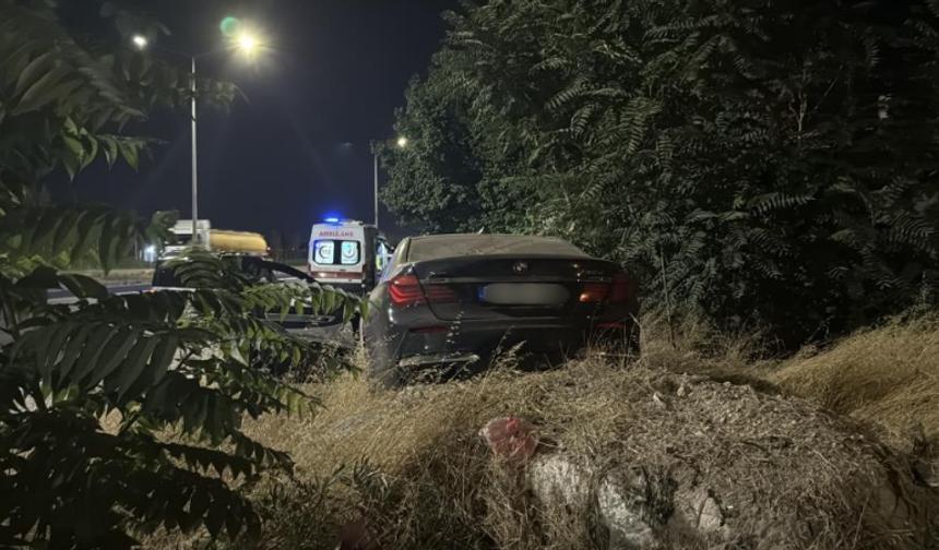 Eskişehir çevre yolunda iki otomobil çarpıştı: 1 yaralı