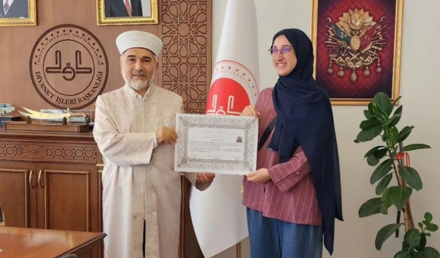 Eskişehir’de İslamiyet’i seçti: Annachiara Ferrara Müslüman oldu