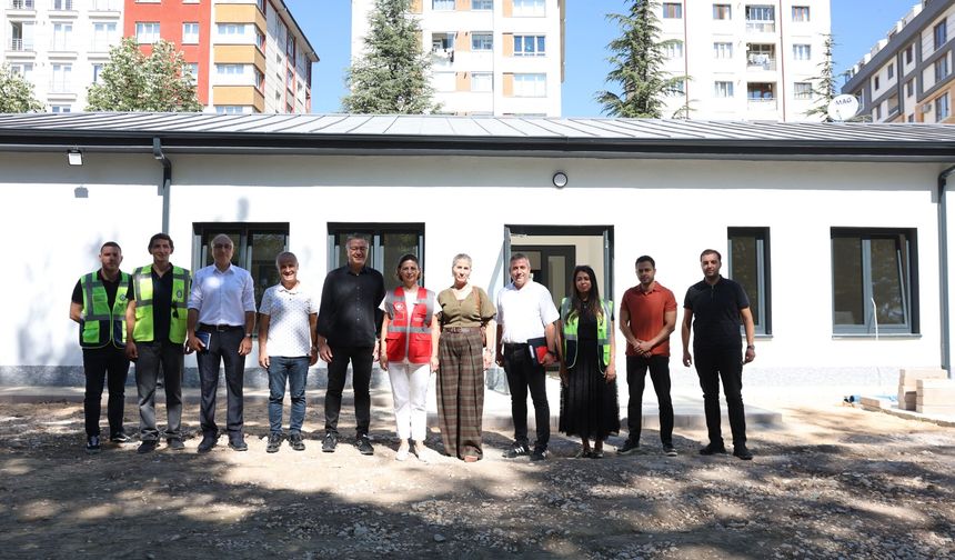 Eskişehir'de şehit yakınları ve gazilere özel yapılan sosyal tesiste sona gelindi