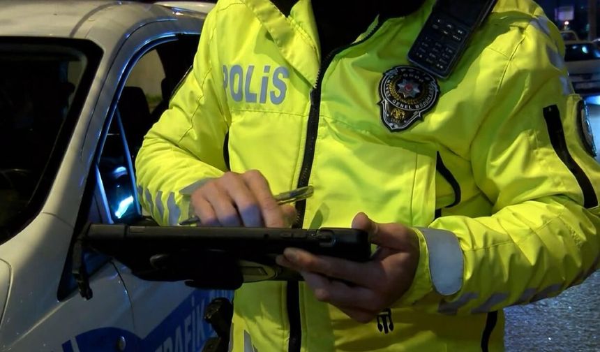 Eskişehir'de yüzlerce araç trafikten men edildi