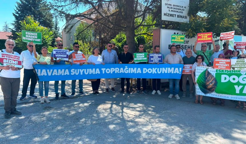 Alpu’daki altın madeni projesine tepki: “ÇED sürecini halktan kaçıramazsınız”