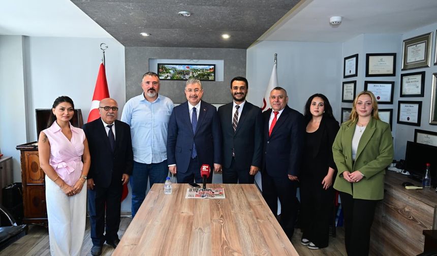 Vali Dr. Erdinç Yılmaz'dan 2Eylül Gazetesi'ne ziyaret