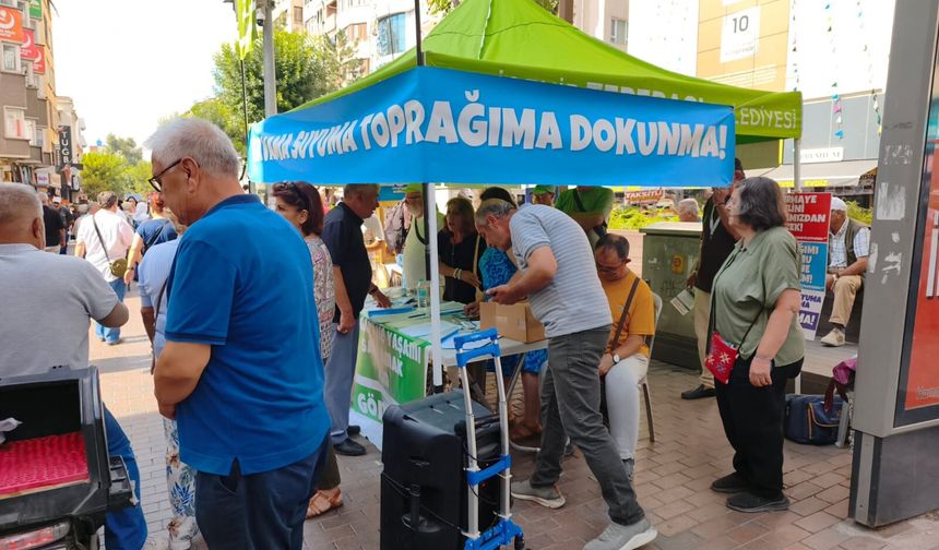 Eskişehir’de Alpu’daki maden projesine karşı imza kampanyası başlatıldı