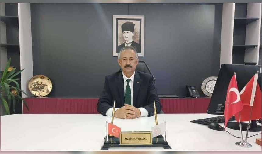 Tepebaşı İlçe Milli Eğitim Müdürü Mehmet Faideci, MEB’de Daire Başkanı oldu