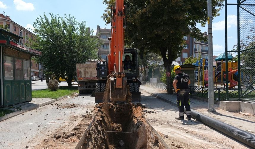 Eskişehir’de iki mahallede yeni kanalizasyon hatları tamamlandı