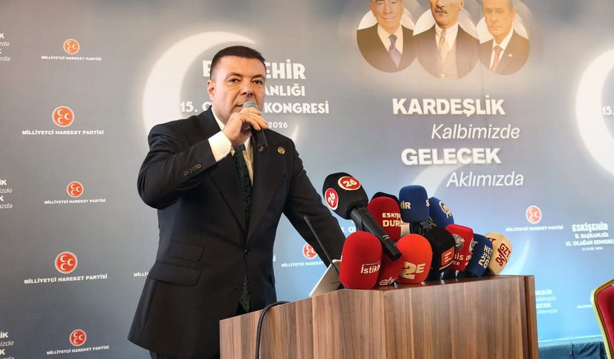 MHP Genel Başkan Yardımcısı Bayraktar Eskişehir’de konuştu: “Terörsüz Türkiye tarihi bir adımdır”