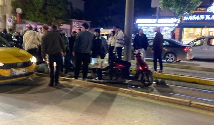 Eskişehir'de motosikletin çarptığı yaya ağır yaralandı