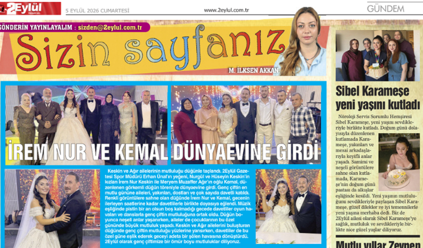 Sizin sayfanız