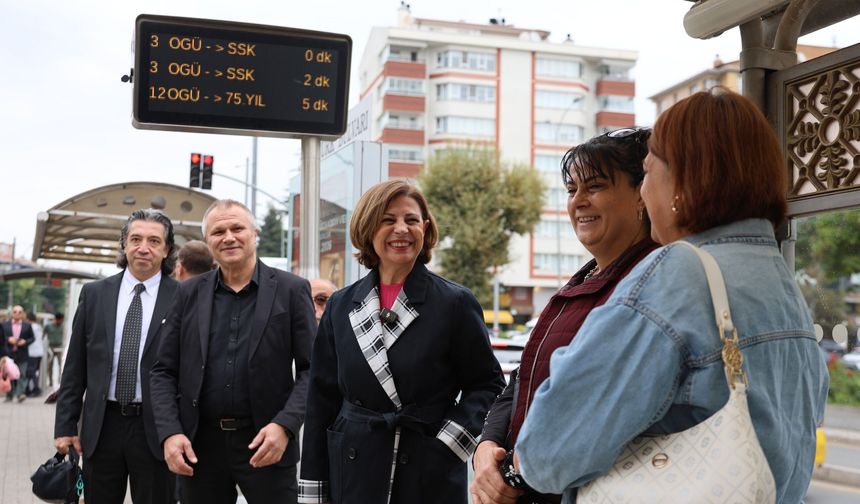 Başkan Ünlüce, Avrupa Hareketlilik Haftası’nın startını tramvayda verdi