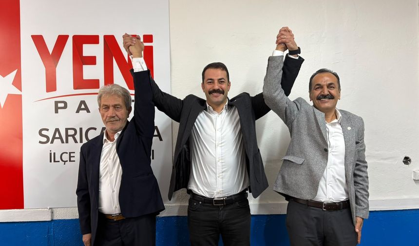 YENİ Parti Sarıcakaya’da Hasan Yılmaz yeniden başkan seçildi