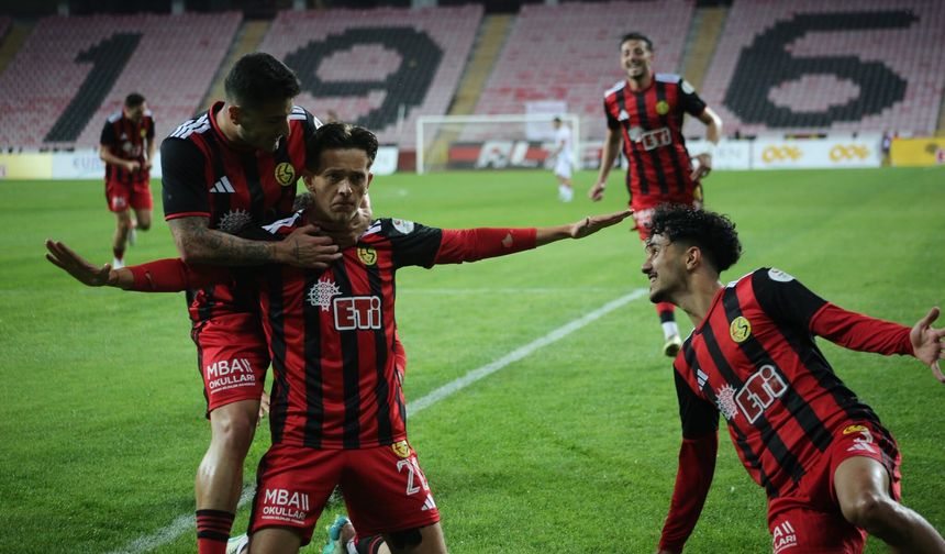 Eskişehirspor ilk yarıda farka koştu