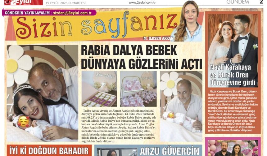 Sizin sayfanız
