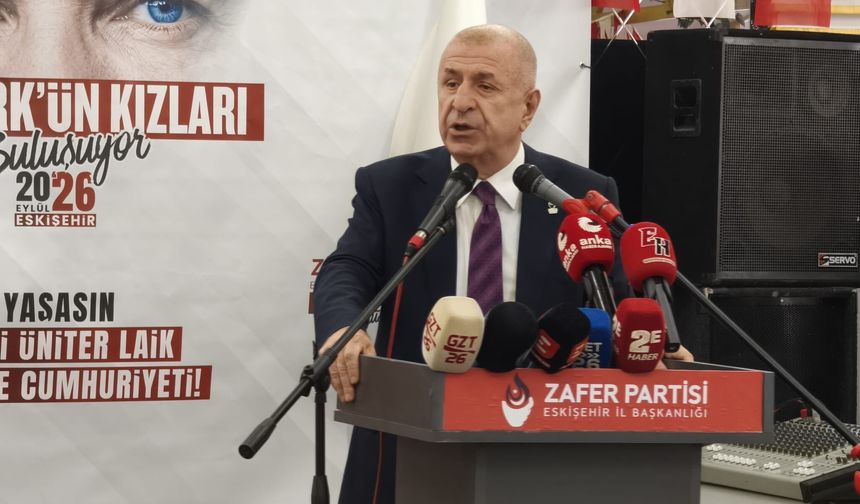 Ümit Özdağ Eskişehir’de konuştu: “Bu ülkenin kadınları hiç kimseden korkmadan yaşayabilecek”