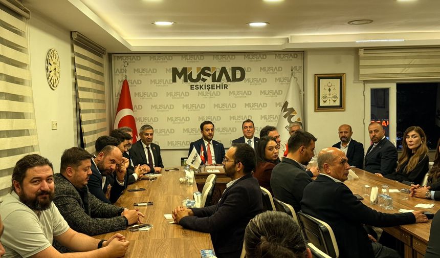 MHP Eskişehir’den MÜSİAD’a ziyaret