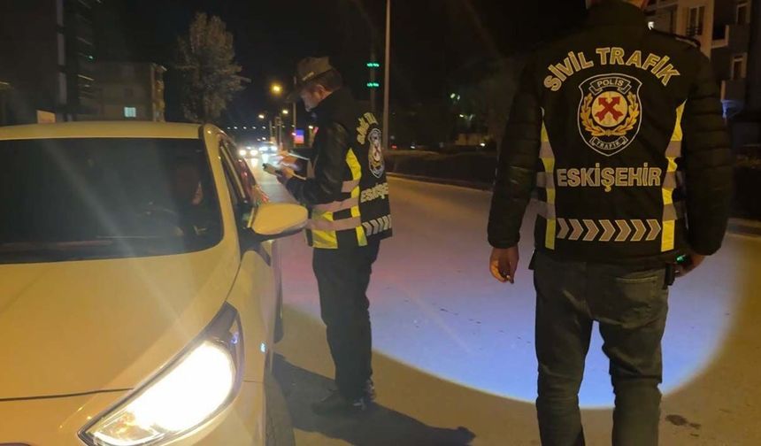 Eskişehir'de ikinci kez alkollü yakalanan sürücüye 50 bin lira ceza