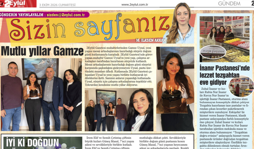 Sizin Sayfanız