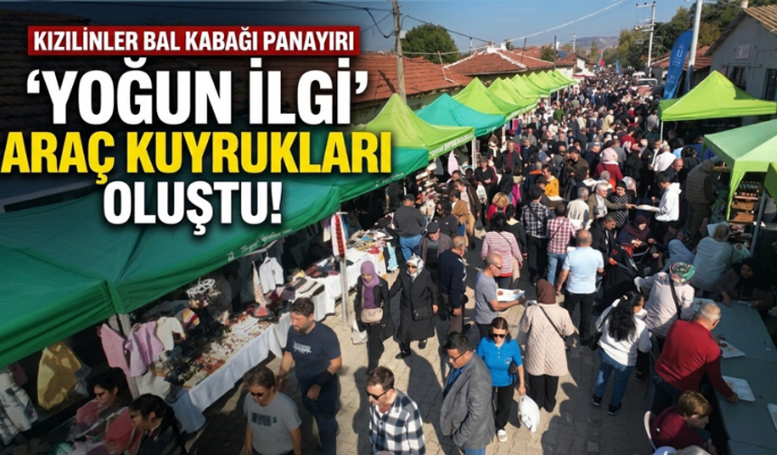Kızılinler Bal Kabağı Panayırı’na yoğun ilgi: Araç kuyrukları oluştu