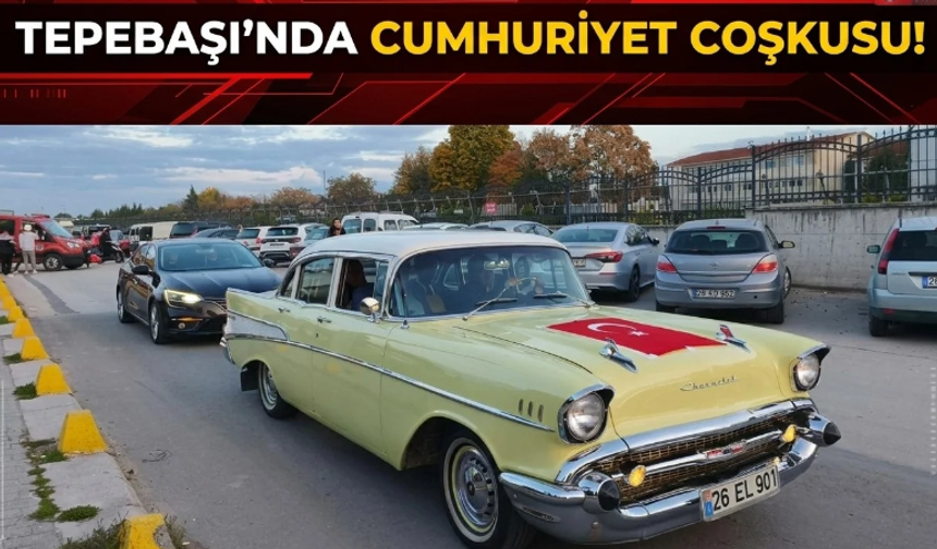 Tepebaşı’nda Cumhuriyet coşkusu korteje taştı