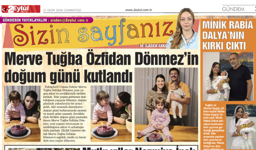 Sizin sayfanız