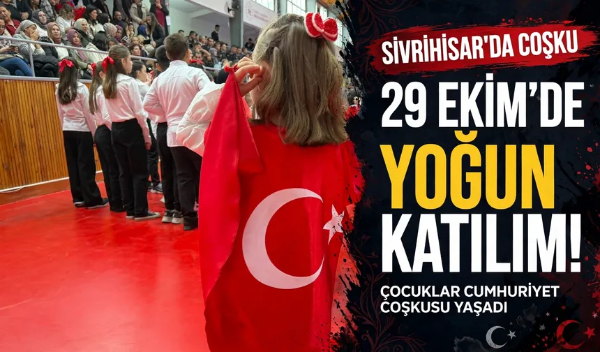 Sivrihisar'da Cumhuriyet coşkusu salonu kırmızı beyaza bürüdü