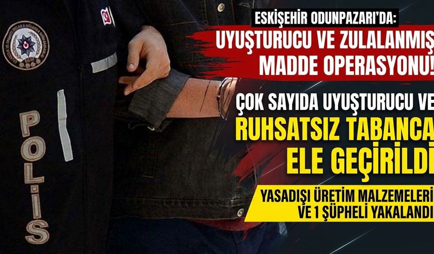 Eskişehir'de 21 poşet kenevir ve çok sayıda uyuşturucu madde jandarma tarafından ele geçirildi