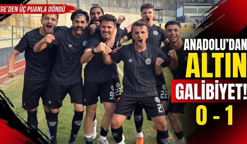 Anadolu'dan altın galibiyet 0-1
