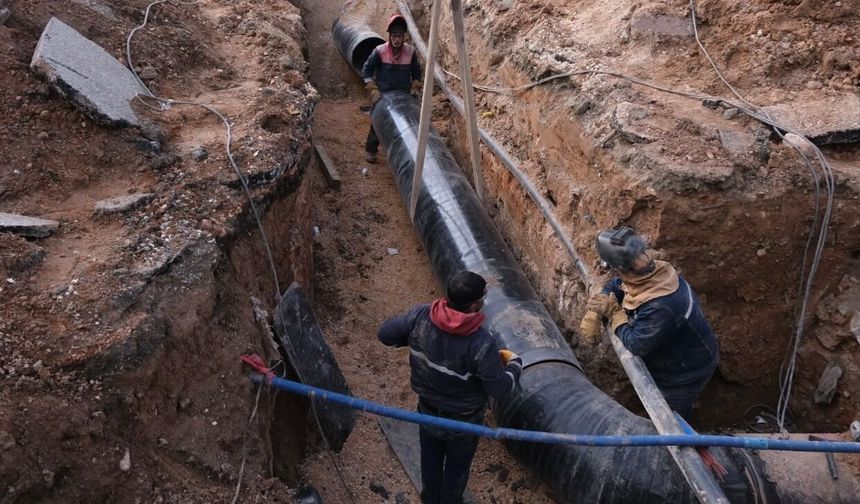 Emek Mahallesi’nde su hattı çalışması tamamlandı