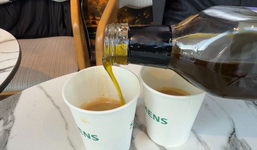 Zeytinyağlı kahve olur mu demeyin, bu da oldu