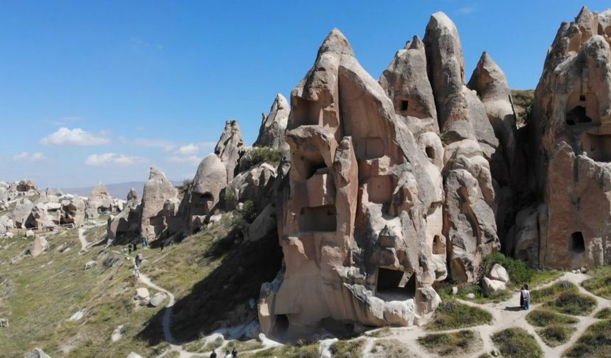 Kapadokya'daki facianın ardından bölgenin değişimi havadan görüntülendi