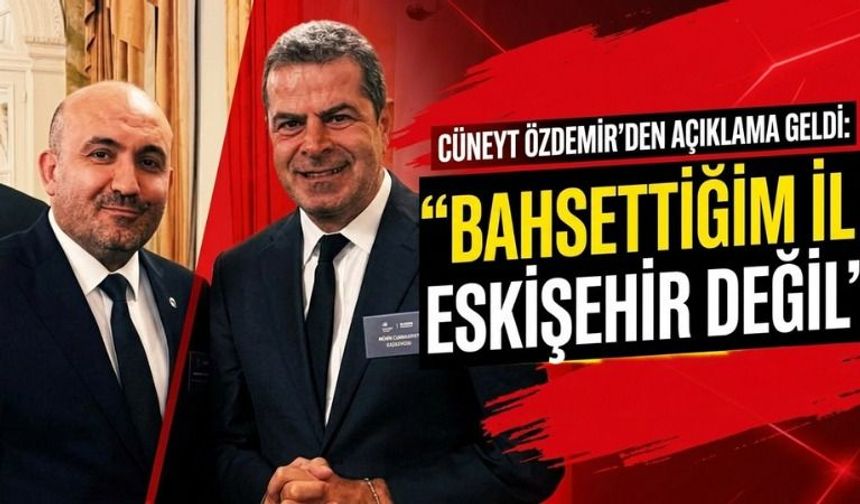 Cüneyt Özdemir’den açıklama geldi: “Bahsettiğim il Eskişehir değil”